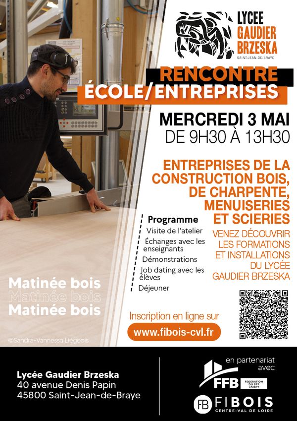 rencontre ecole entreprise au lycee gaudier brzeska mercredi 3 mai 2023