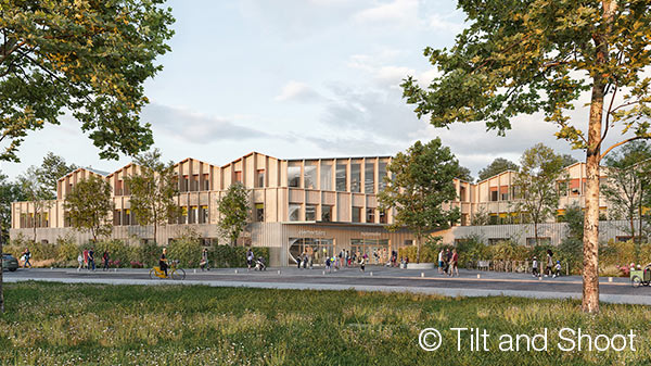 Groupe scolaire Hugo-Zola Mainvilliers ©Tilt and Shoot